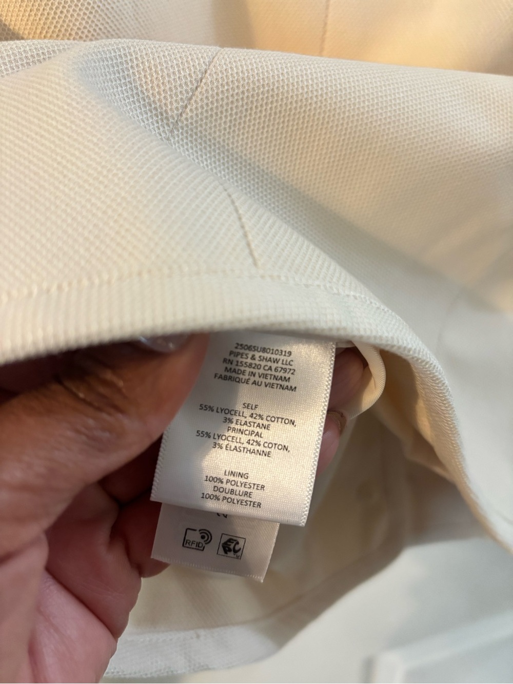 Veronica Beard Ivory Cropped Patch-Pocket Jacket - Picture 12 of 13
